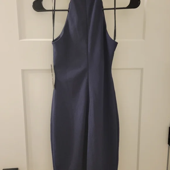Lulu's xs Navy Blue Cocktail Dress - Picture 6 of 7